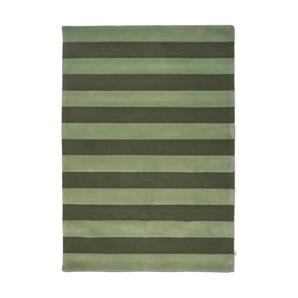 Classic Collection Stripe Boucle vloerkleed Green, 170x230 cm
