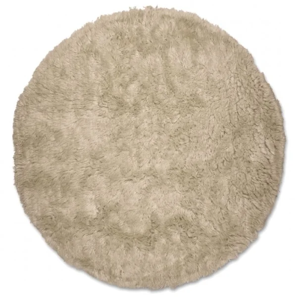 Classic Collection Vloerkleed Cloudy Rond Beige 160x160 cm