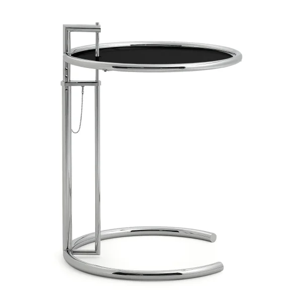 ClassiCon Adjustable Table E 1027 - chroom - Metalen plaat zwart