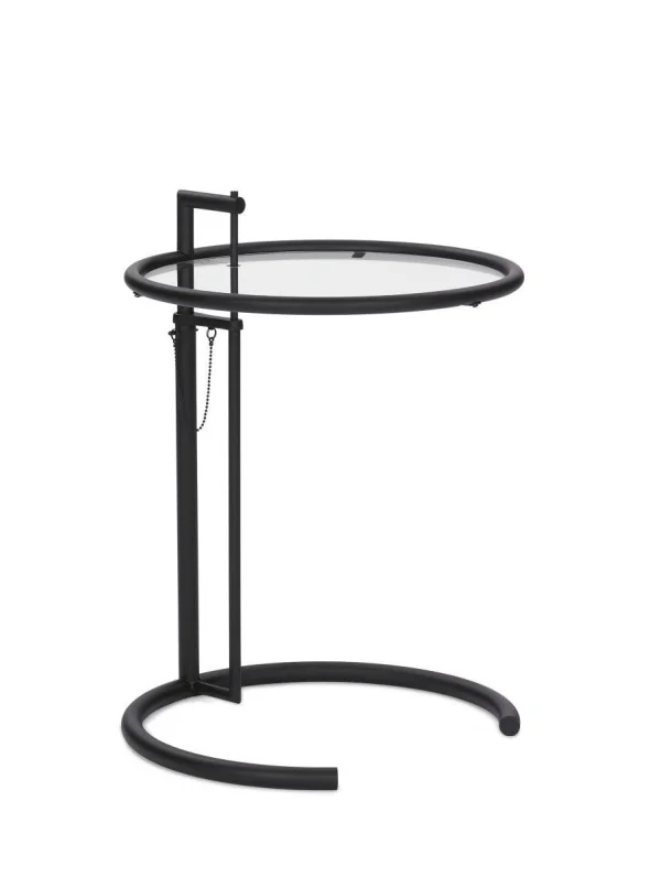 ClassiCon Adjustable Table E 1027 - zwart - Kristalglas helder