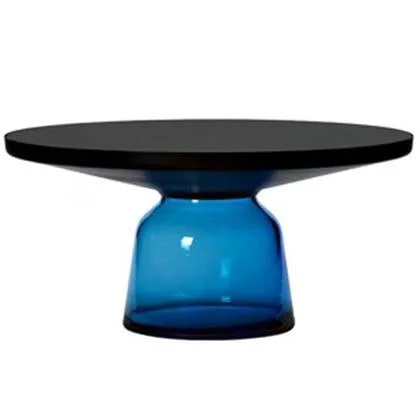 ClassiCon Bell Coffee Black salontafel 75 Saffier blauw