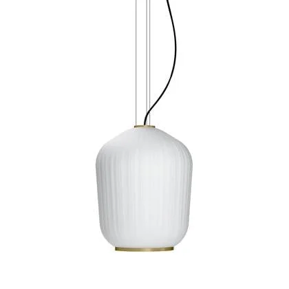 ClassiCon Plissée hanglamp messing