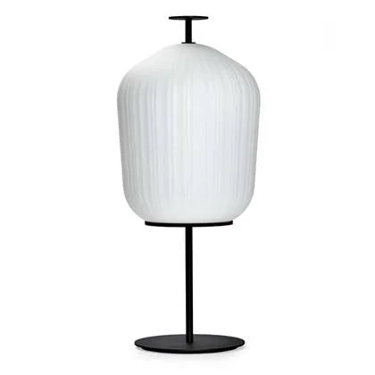 ClassiCon Plissée vloerlamp Zwart