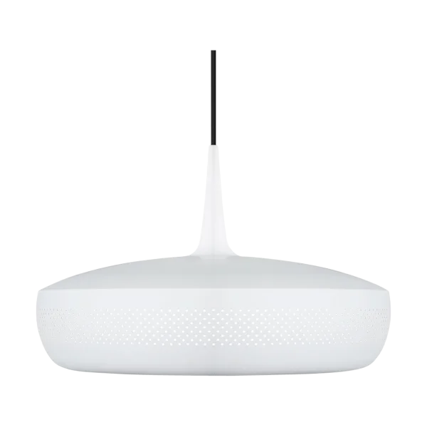 Clava Dine hanglamp matt white - met koordset zwart - Ø 43 cm