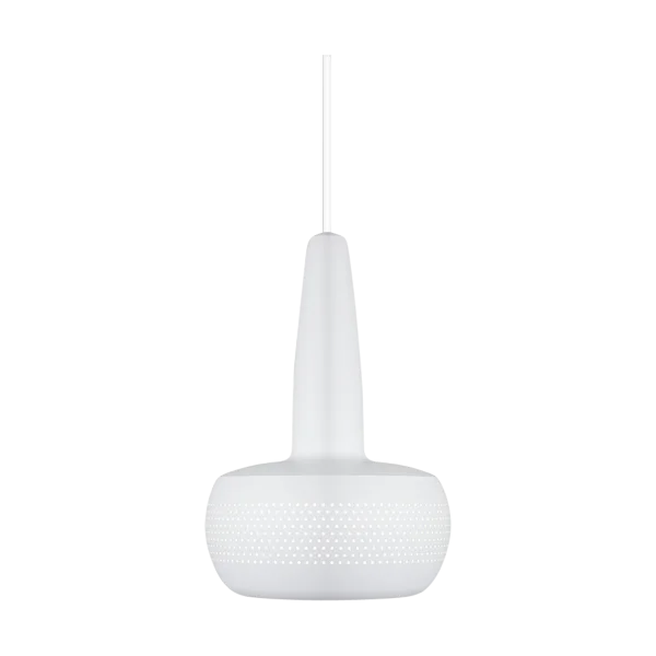 Clava hanglamp matt white - met koordset wit - Ø 21,5 cm