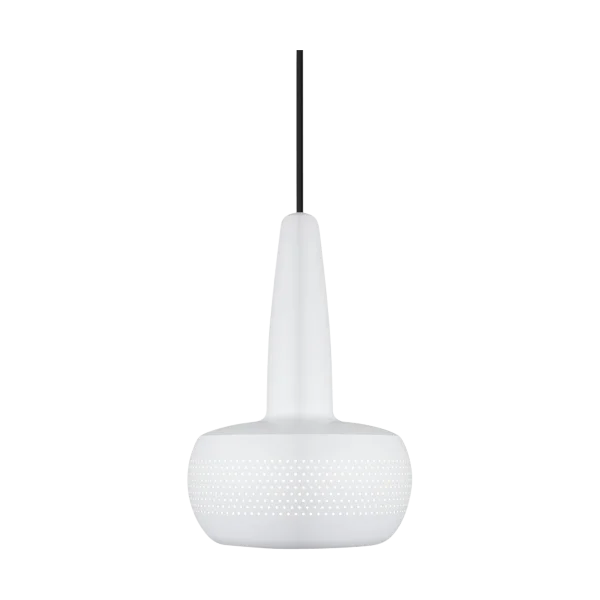 Clava hanglamp matt white - met koordset zwart - Ø 21,5 cm