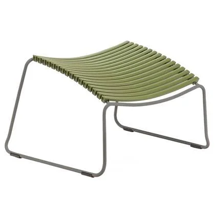 Click voetenbank Olive Green