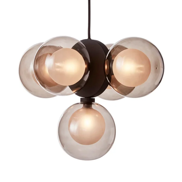 CO Bankeryd Discus 49 plafondlamp Zwart