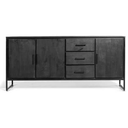 Collectables Dressoir Liam - 180x80x40cm - zwart