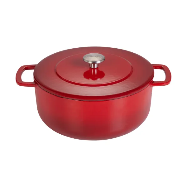Combekk Combekk geëmailleerde gietijzeren braadpan Ø24 cm Cherry