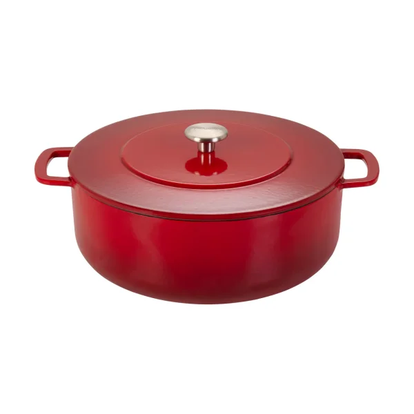 Combekk Combekk geëmailleerde gietijzeren braadpan Ø28 cm Cherry