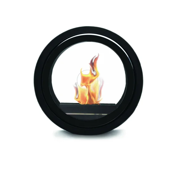 Conmoto ROLL FIRE Ethanol-kamin - rond - zwart