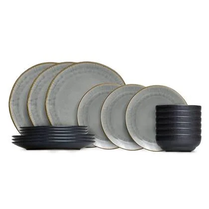 Cookinglife Serviesset Nola Warm Grey 18-delig | 6 personen