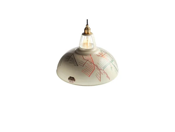 Coolicon - Grote hanglamp uit 1933, Ø 40 cm, crèmekleurig