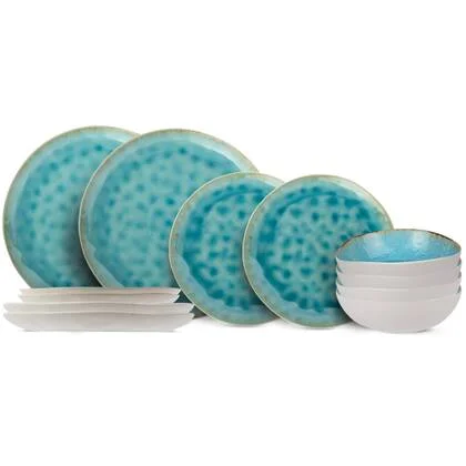 Cosy & Trendy Serviesset Laguna Azzurro 12-Delig | 4 personen