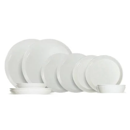 Cosy & Trendy Serviesset Oslo - 12-delig | 4 personen - 4 dinerborden, 4 ontbijtborden en 4 diepe borden