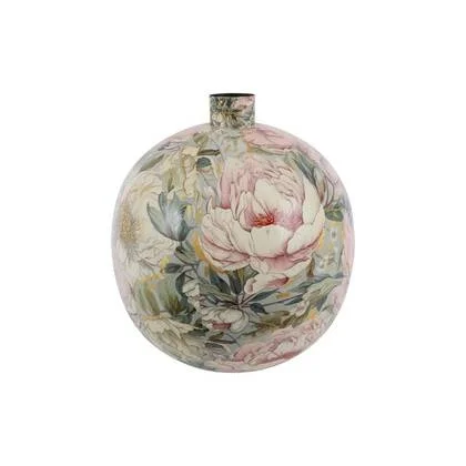 Countryfield Vaas Peony L roze|wit