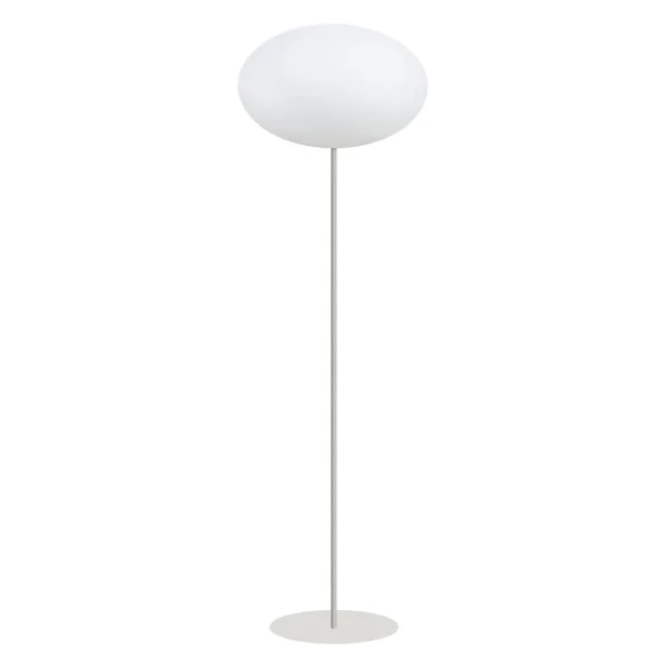 Cph Lighting - Eggy Pin Vloerlamp Ø55 Opal White/White Lacquered