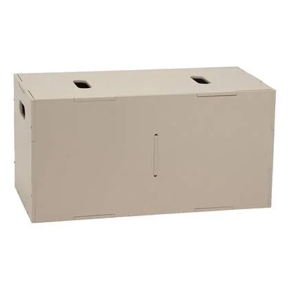Cube Long opbergbak beige