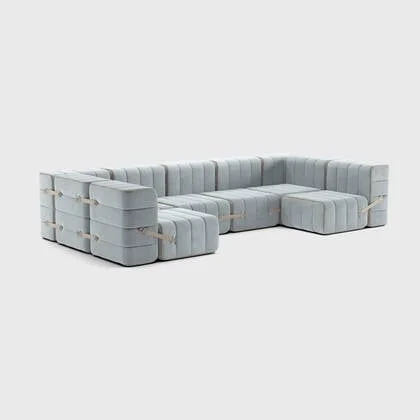 Curt-Set 15 - Barcelona - River (licht blauw)