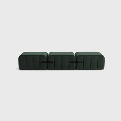 Curt-Set 3 - e.g. Flexibele bank - Dama - 0061 (Dark Groen)