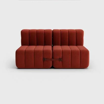 Curt-Set 4 - e.g. Flexibele 2-zitter - Dama - 0058 (Rood)