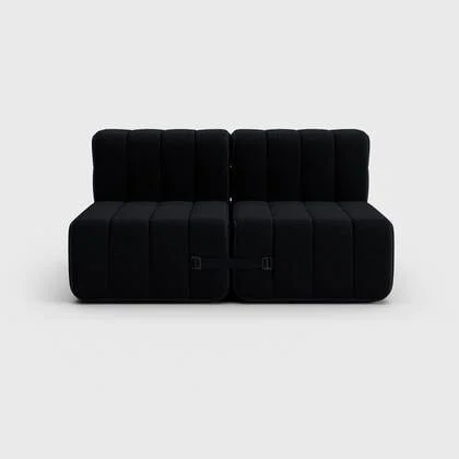 Curt-Set 4 - e.g. Flexibele 2-zitter - Sera - Ebony (Zwart)