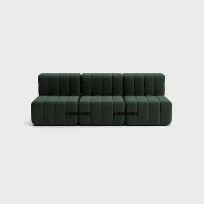 Curt-Set 6 - e.g. Flexibele 3-zitter - Dama - 0061 (Dark Groen)