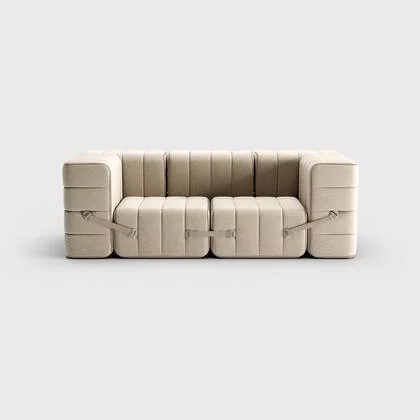 Curt-Set 7 - e.g. Flexibele 2-zitter - Jet - Grijs | Beige