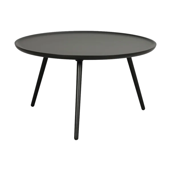 Daisy ronde houten salontafel zwart - Ø80 cm