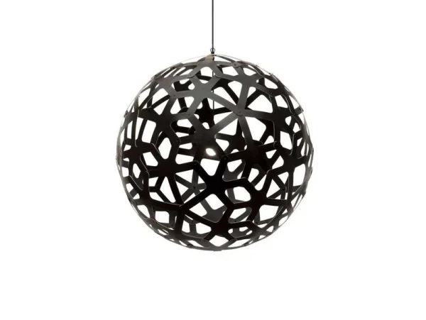david trubridge - Coral Hanglamp Ø100 Zwart 2 Kanten