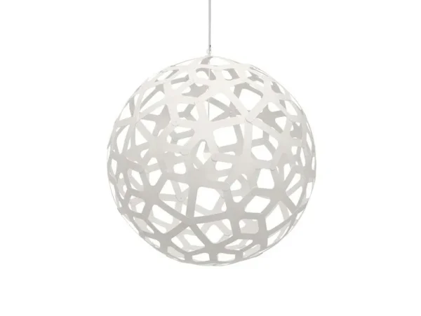 david trubridge - Coral Hanglamp Ø120 Wit 2 Kanten