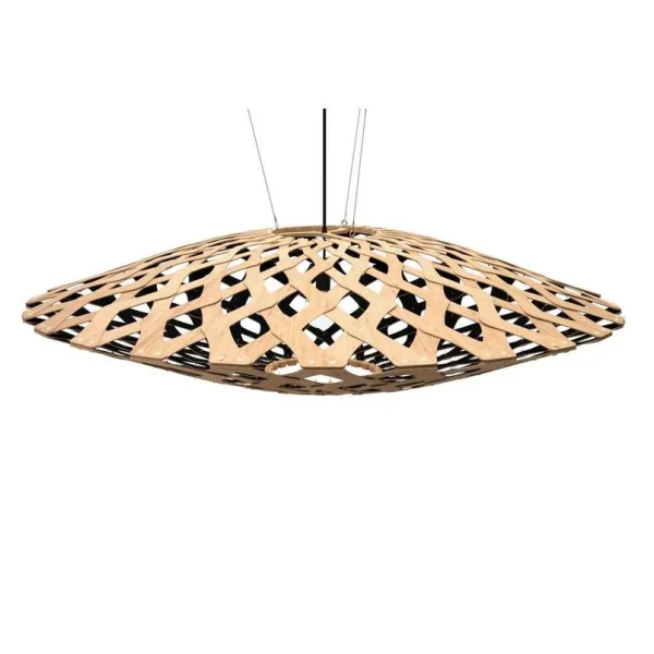 david trubridge - Flax Hanglamp Ø150 Zwart 1 Kant