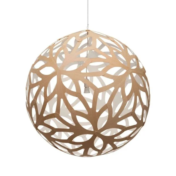 david trubridge - Floral Hanglamp Ø100 Wit 1 Kant