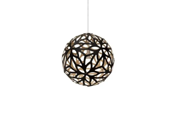 david trubridge - Floral Hanglamp Ø40 Zwart 1 Kant