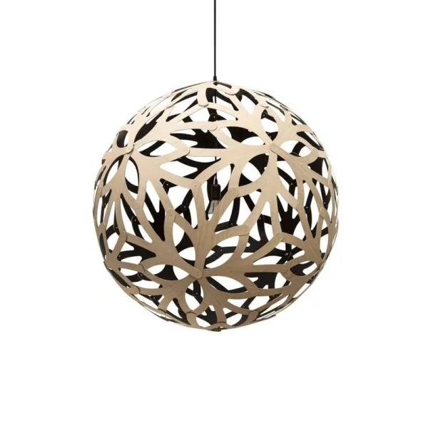 david trubridge - Floral Hanglamp Ø60 Zwart 1 Kant