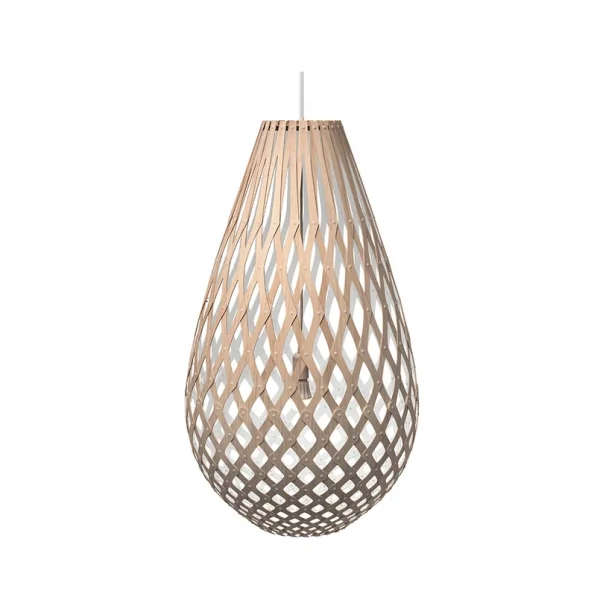 david trubridge - Koura Hanglamp H120 1 Zijde Wit