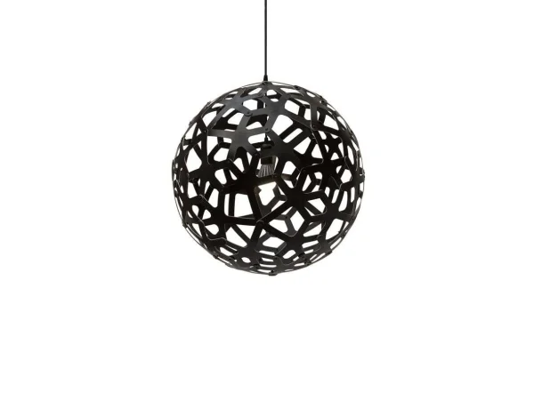 David Trubridge ltd - Coral Hanglamp Ø60 Zwart