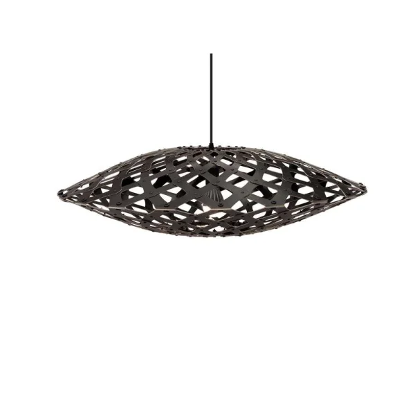 David Trubridge ltd - Flax Hanglamp Ø80 Zwart 2 Kanten