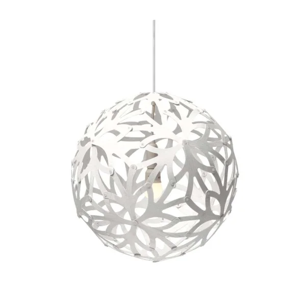 David Trubridge ltd - Floral Hanglamp Ø40 Wit 2 Kanten