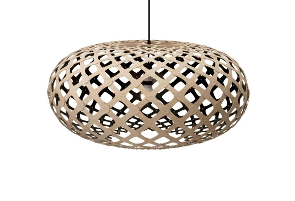 David Trubridge ltd - Kina Hanglamp Ø100 Zwart 1 Kant