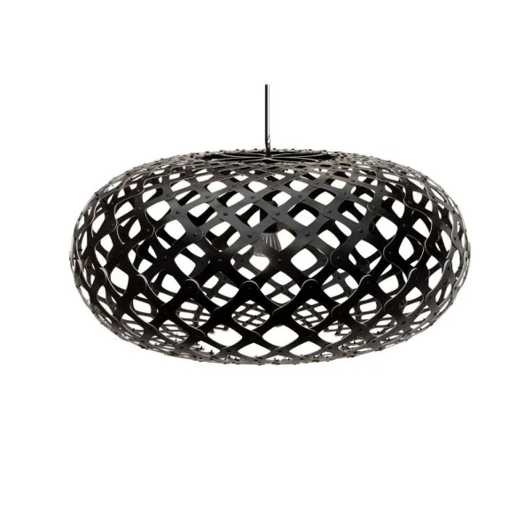 David Trubridge ltd - Kina Hanglamp Ø100 Zwart 2 Kanten