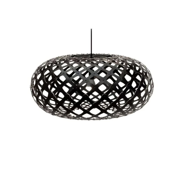 David Trubridge ltd - Kina Hanglamp Ø80 Zwart 2 Kanten