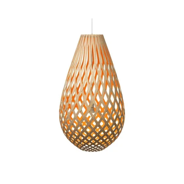 David Trubridge ltd - Koura Hanglamp H50 Oranje