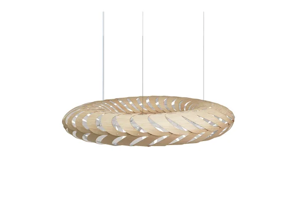 David Trubridge ltd - Maru Hanglamp Ø110 Wit 1 Kant