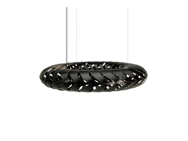 David Trubridge ltd - Maru Hanglamp Ø110 Zwart 2 Kanten