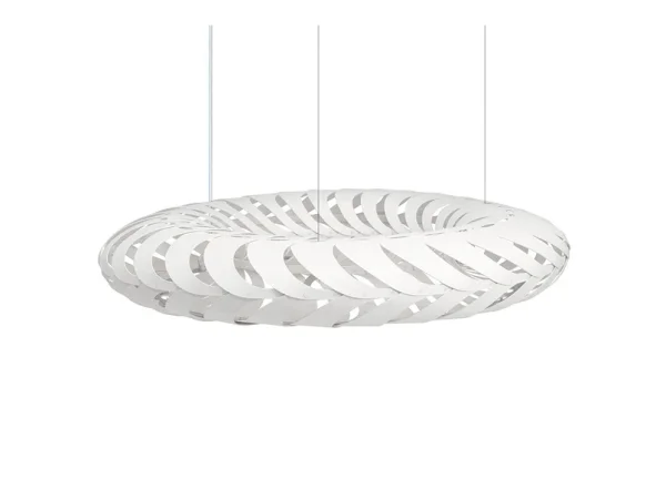 david trubridge - Maru Hanglamp Ø140 Wit 2 Kanten