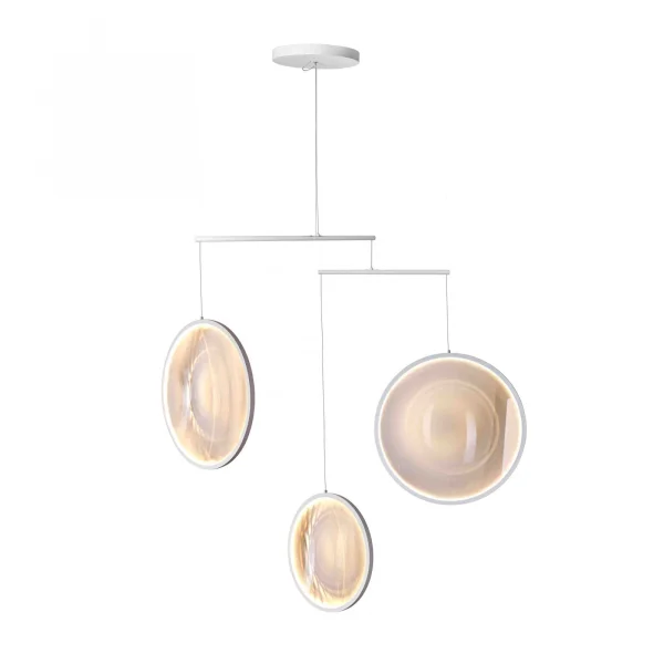 DCWéditions Focus Hanglamp - wit - 3-vlammig