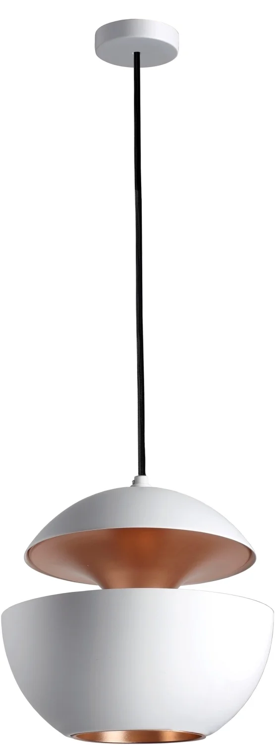 DCWéditions HERE COMES THE SUN hanglamp - wit/koper - 250