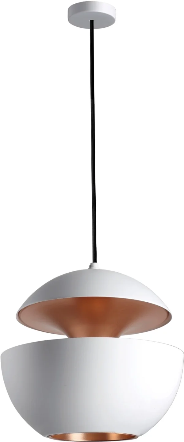 DCWéditions HERE COMES THE SUN hanglamp - wit/koper - 350